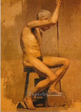 パブロ・ピカソ Painting - 学術研究 1895 年キュビズム パブロ・ピカソ